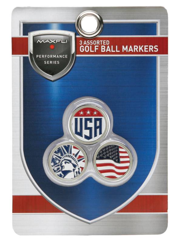Maxfli USA Ball Markers – 3pk product image