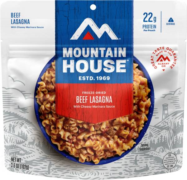 Mountain House Lasagna with Meat Sauce Pouch