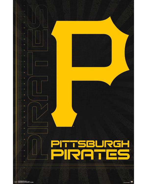 MLB Pittsburgh Pirates Logo Poster