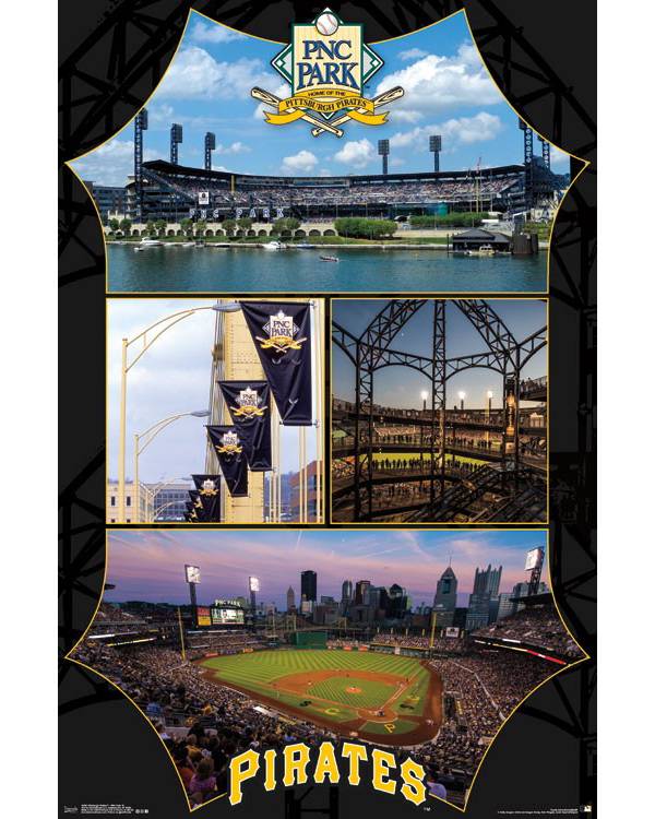 MLB Pittsburgh Pirates Stadium Poster
