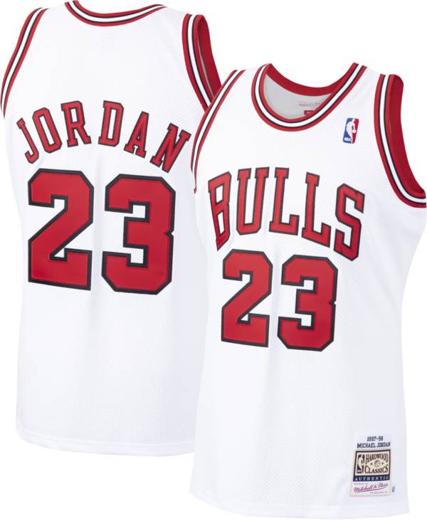 Mitchell & Ness Men's Chicago Bulls Michael Jordan #23 Authentic 1997-98 White Jersey