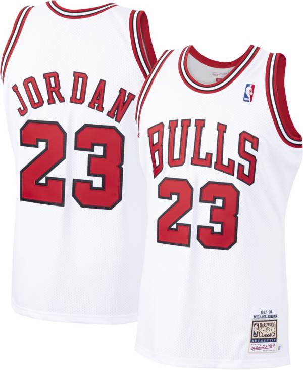 Mitchell & Ness Men's Chicago Bulls Michael Jordan #23 Authentic 1997-98 White Jersey product image
