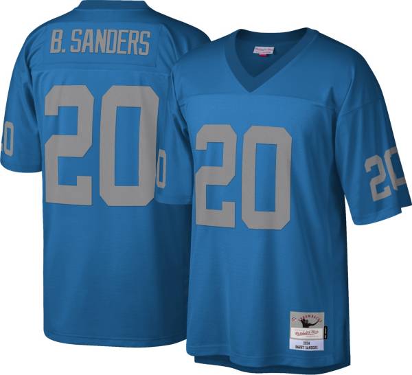 Mitchell & Ness Men's Detroit Lions Barry Sanders #20 Blue 1994 Home Jersey