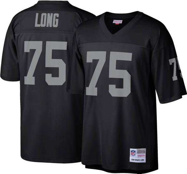 Mitchell & Ness Men's Oakland Raiders Howie Long #75 Black 1988 Home Jersey
