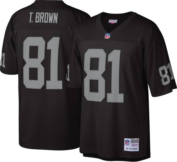 Mitchell & Ness Men's Oakland Raiders Tim Brown #81 Black 1997 Home Jersey