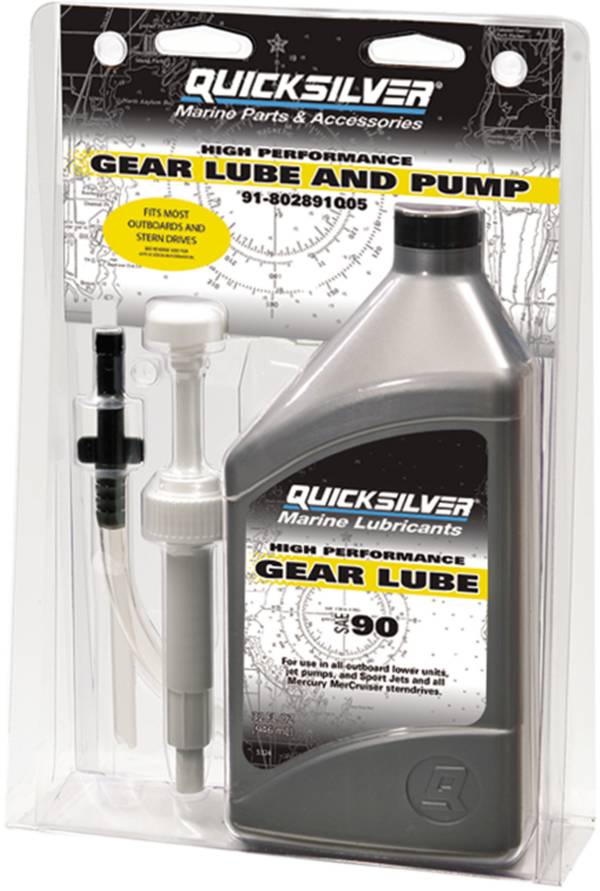 Quicksilver High Performance Gear Lube and Pump Combo