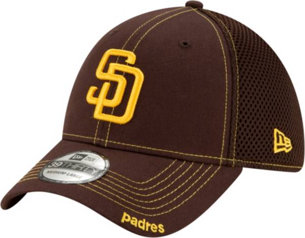 New Era Men's San Diego Padres Brown 39Thirty Neo Stretch Fit Hat product image