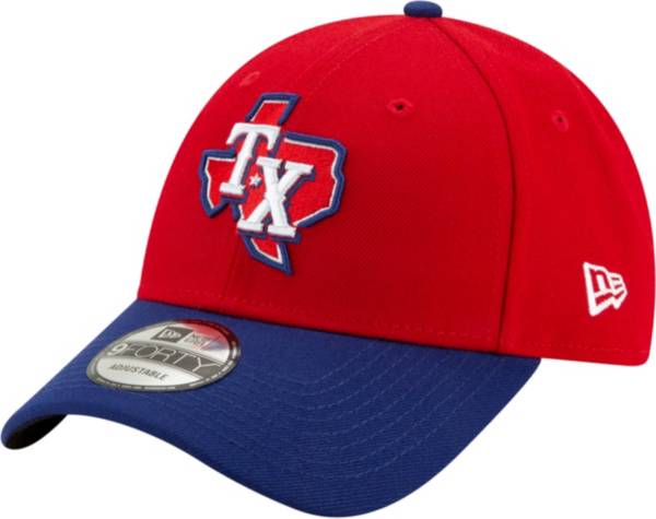 New Era Men's Texas Rangers Alternate 9Forty Red Adjustable Hat