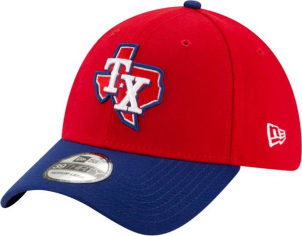 New Era Men's Texas Rangers 39Thirty Alternate Red Stretch Fit Hat