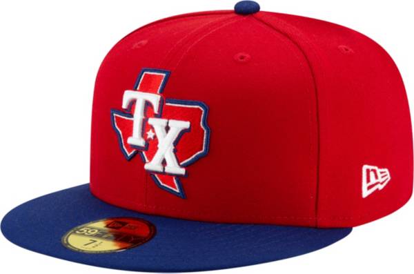 New Era Men's Texas Rangers Alternate Red 59Fifty Fitted Hat