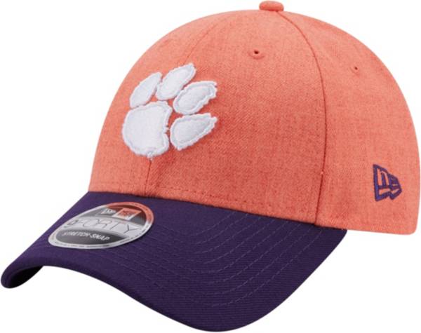 New Era Men's Clemson Tigers Orange League 9Forty Adjustable Hat