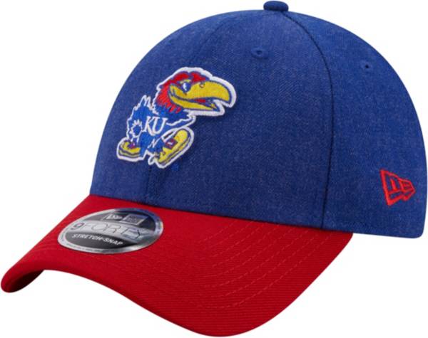 New Era Men's Kansas Jayhawks Blue League 9Forty Adjustable Hat