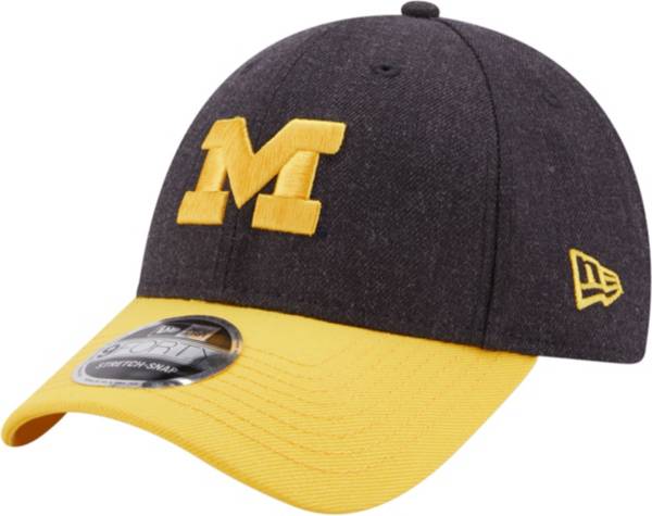 New Era Men's Michigan Wolverines Blue League 9Forty Adjustable Hat