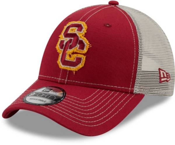 New Era Men's USC Trojans Cardinal 9Forty Trucker Adjustable Hat