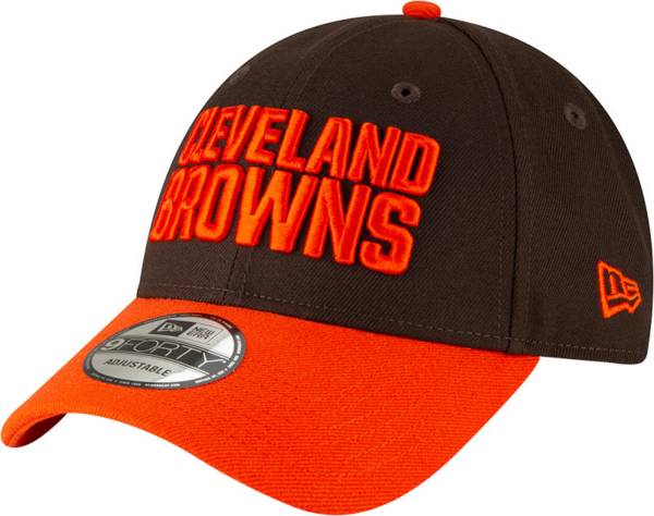 New Era Men's Cleveland Browns Orange League 9Forty Adjustable Hat