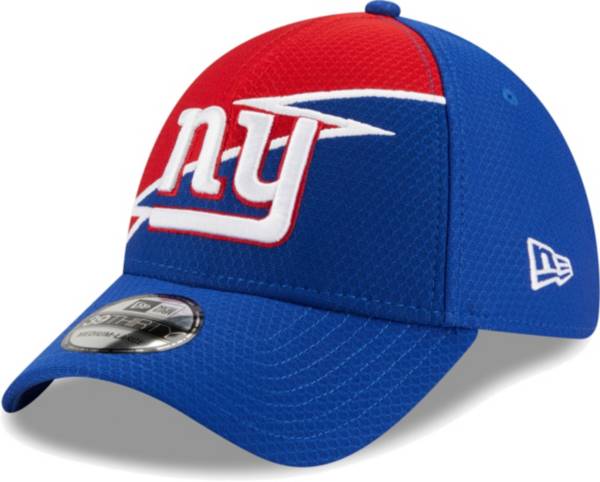 New Era Men's New York Giants Blue 39Thirty Bolt Fitted Hat