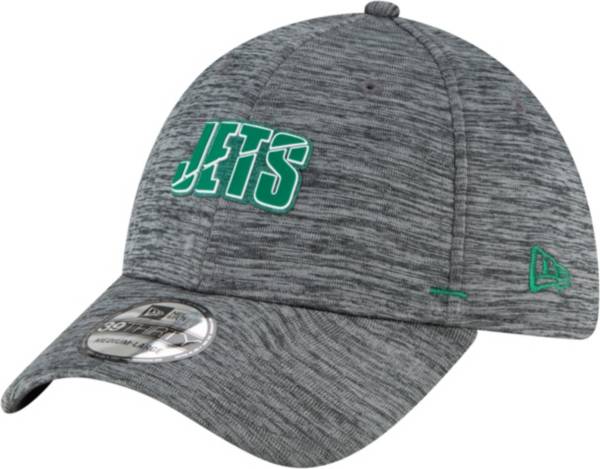 New Era Men's New York Jets Grey Summer Sideline 39Thirty Stretch Fit Hat