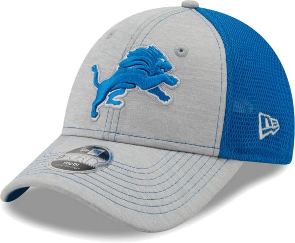 New Era Youth Detroit Lions Blue 9Forty Neo Adjustable Hat