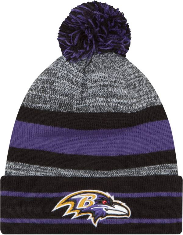 New Era Men's Baltimore Ravens Marled Cuffed Knit Beanie