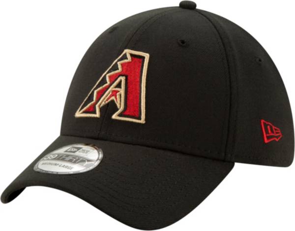 New Era Men's Arizona Diamondbacks Black Classic 39Thirty Stretch Fit Hat