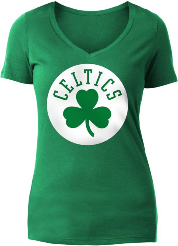 New Era Women's Boston Celtics Green Logo T-Shirt