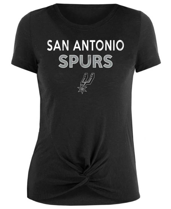 New Era Women's San Antonio Spurs Knot T-Shirt