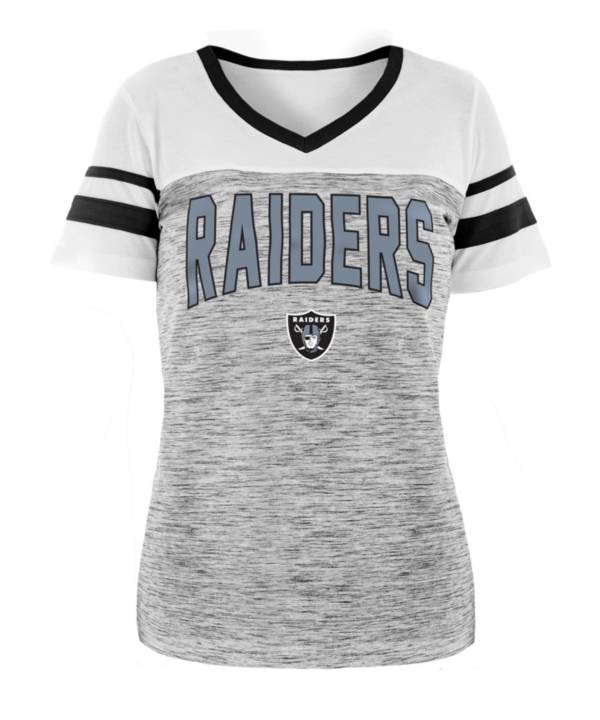 New Era Women's Las Vegas Raiders Varsity Dye Black T-Shirt