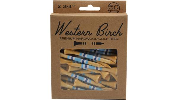 Western Birch 2.75” My Boy Blue Striped Golf Tees – 50 Pack