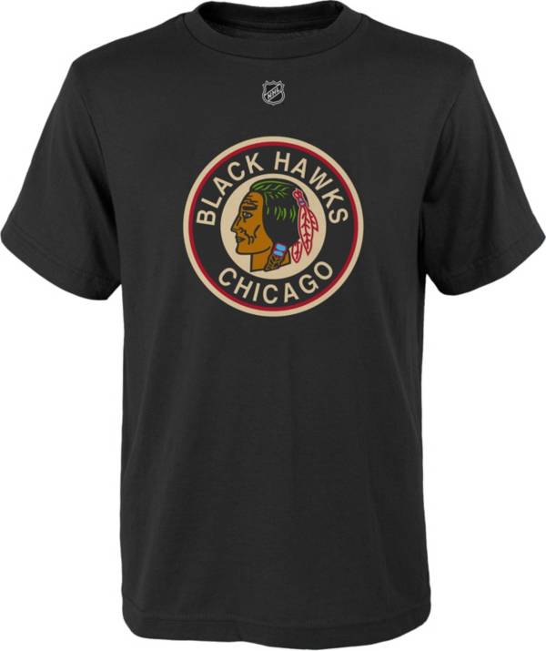 NHL Youth Chicago Blackhawks Special Edition Logo Black T-Shirt