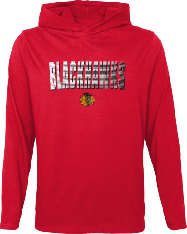 NHL Youth Chicago Blackhawks Gator Red Pullover Hoodie