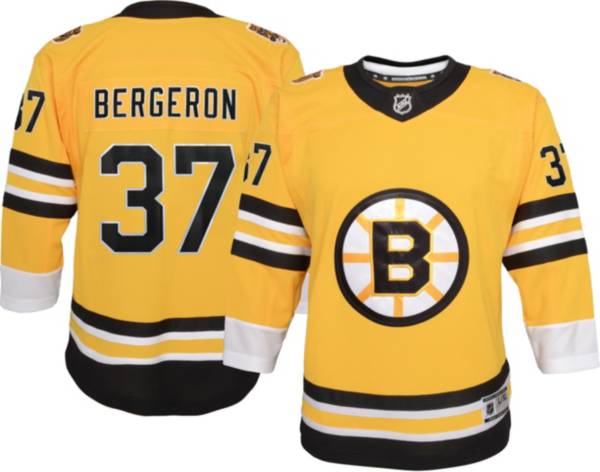 NHL Youth Boston Bruins Patrice Bergeron #37 Special Edition Premier Gold Jersey