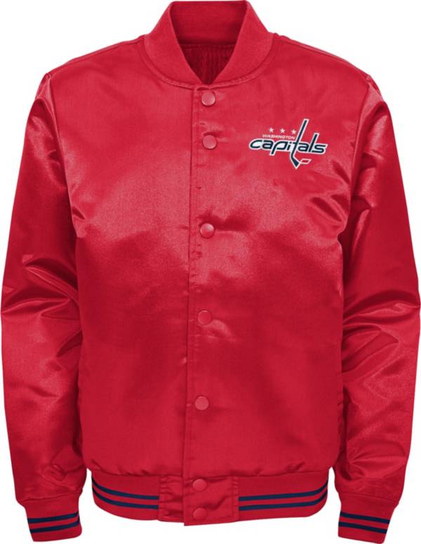 NHL Youth Washington Capitals Gifted Goal Red Button Down Jacket