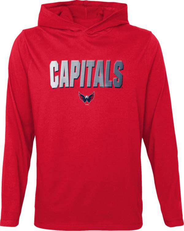 NHL Youth Washington Capitals Gator Red Pullover Hoodie