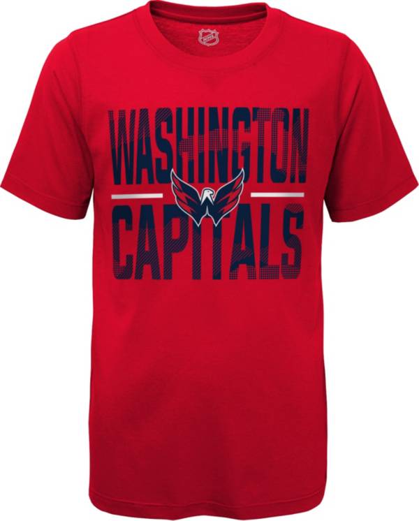 NHL Youth Washington Capitals Hussle Red T-Shirt