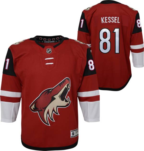 NHL Youth Arizona Coyotes Phil Kessel #81 Black Premier Jersey