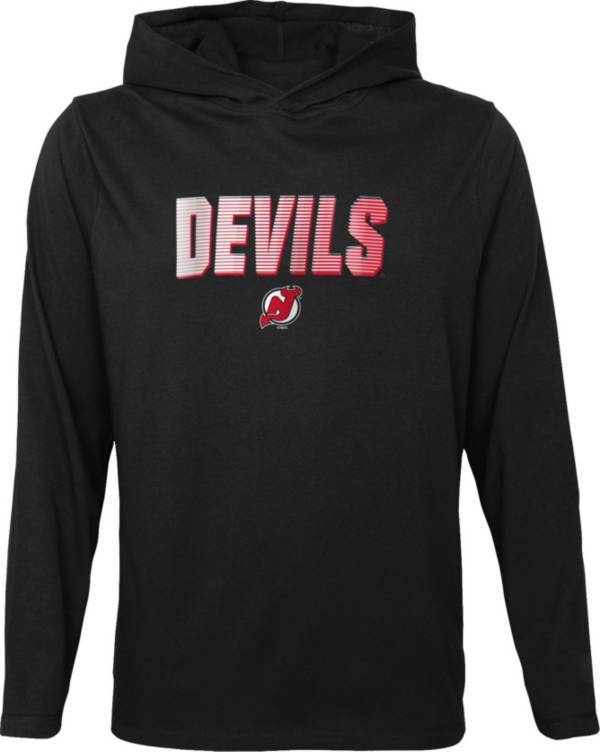 NHL Youth New Jersey Devils Gator Black Pullover Hoodie