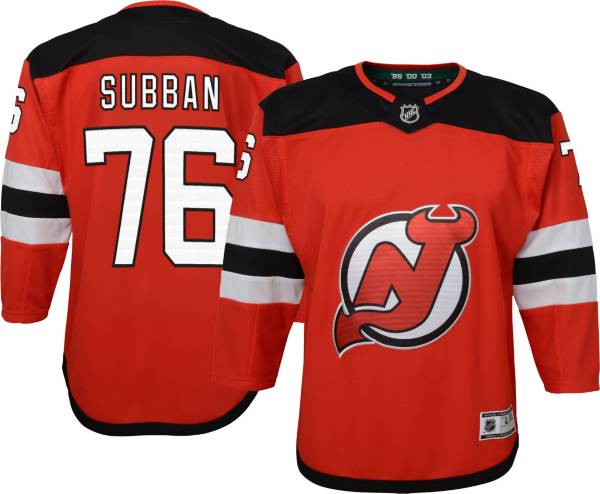 NHL Youth New Jersey Devils P.K. Subban #76 Red Premier Jersey