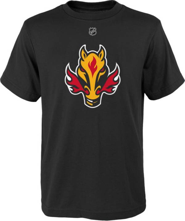 NHL Youth Calgary Flames Special Edition Logo Black T-Shirt