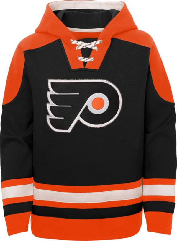 NHL Youth Philadelphia Flyers Ageless Black Pullover Hoodie