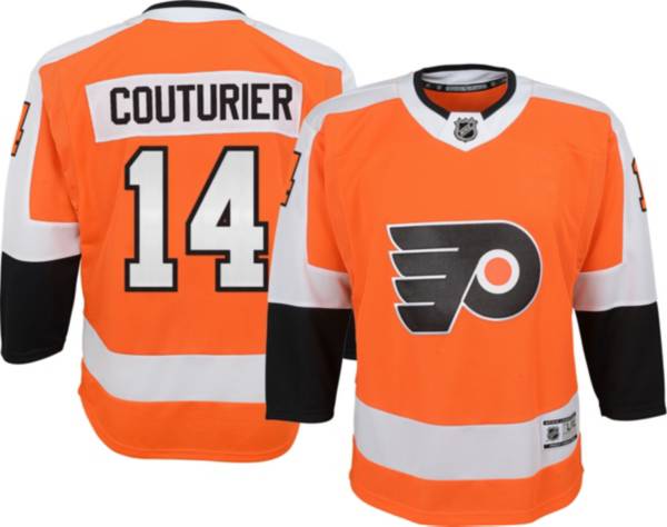 NHL Youth Philadelphia Flyers Jean Coutu #14 Orange Premier Jersey