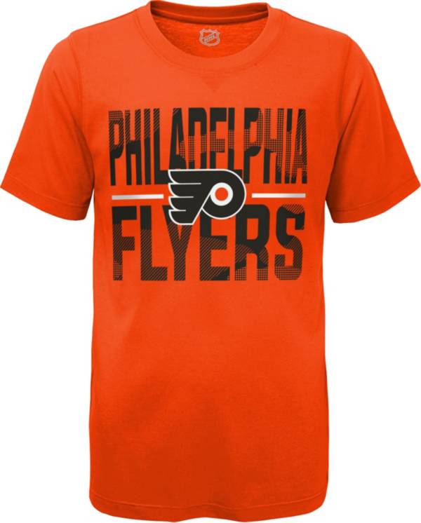 NHL Youth Philadelphia Flyers Hussle Orange T-Shirt