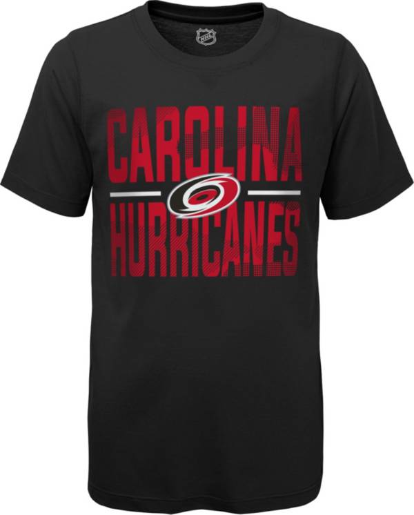 NHL Youth Carolina Hurricanes Hussle Black T-Shirt