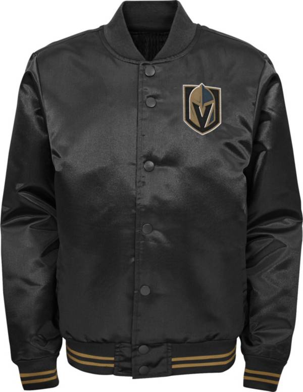 NHL Youth Las Vegas Golden Knights Gifted Goal Black Button Down Jacket