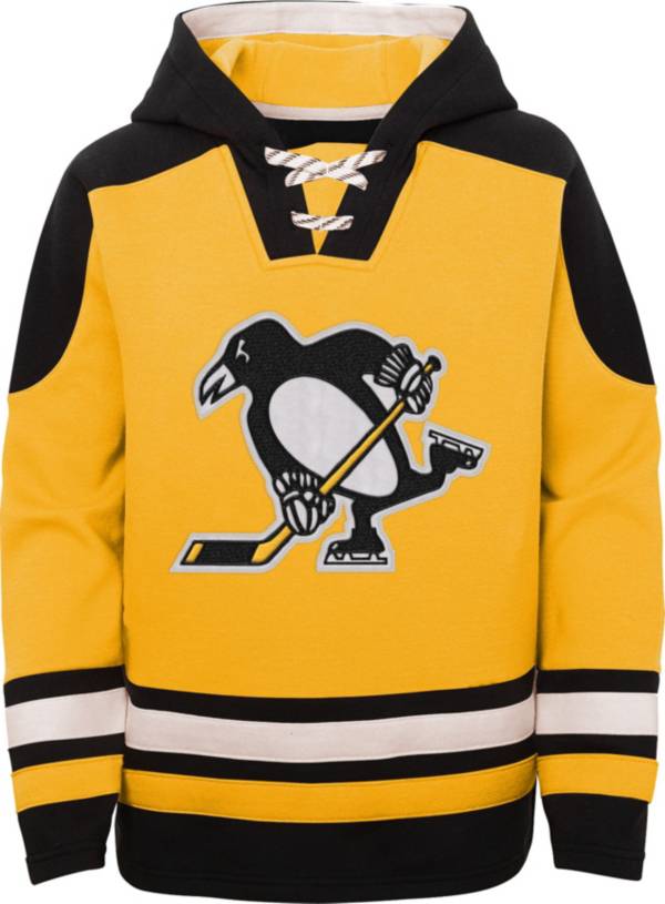 NHL Youth Pittsburgh Penguins Ageless Gold Pullover Hoodie