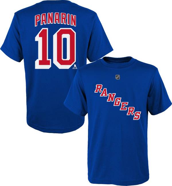 NHL Youth New York Rangers Artemi Panarin #10 Blue T-Shirt