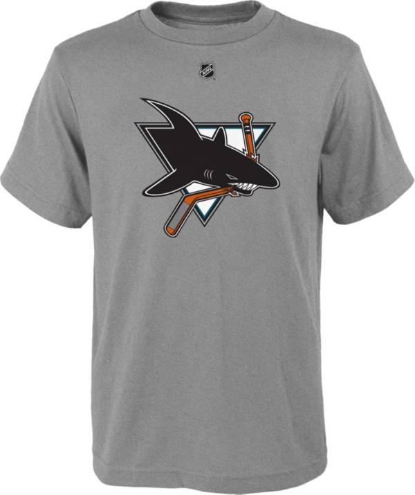 NHL Youth San Jose Sharks Special Edition Logo Grey T-Shirt