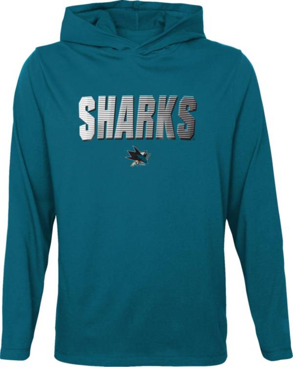 NHL Youth San Jose Sharks Gator Blue Pullover Hoodie