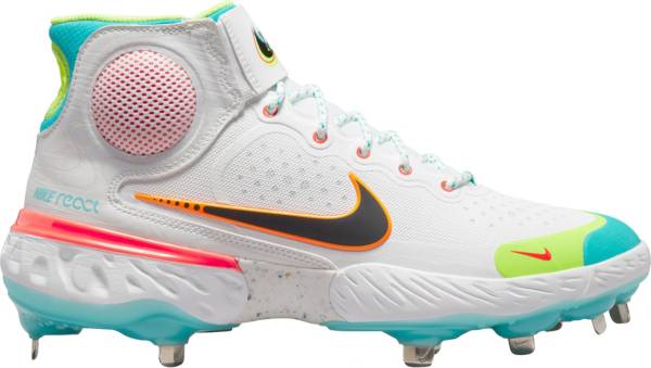 Nike Men's Alpha Huarache Elite 3 Mid Metal Baseball Cleats