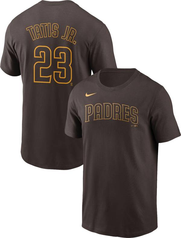 Nike Men's San Diego Padres Fernando Tatis Jr. #23 Brown T-Shirt