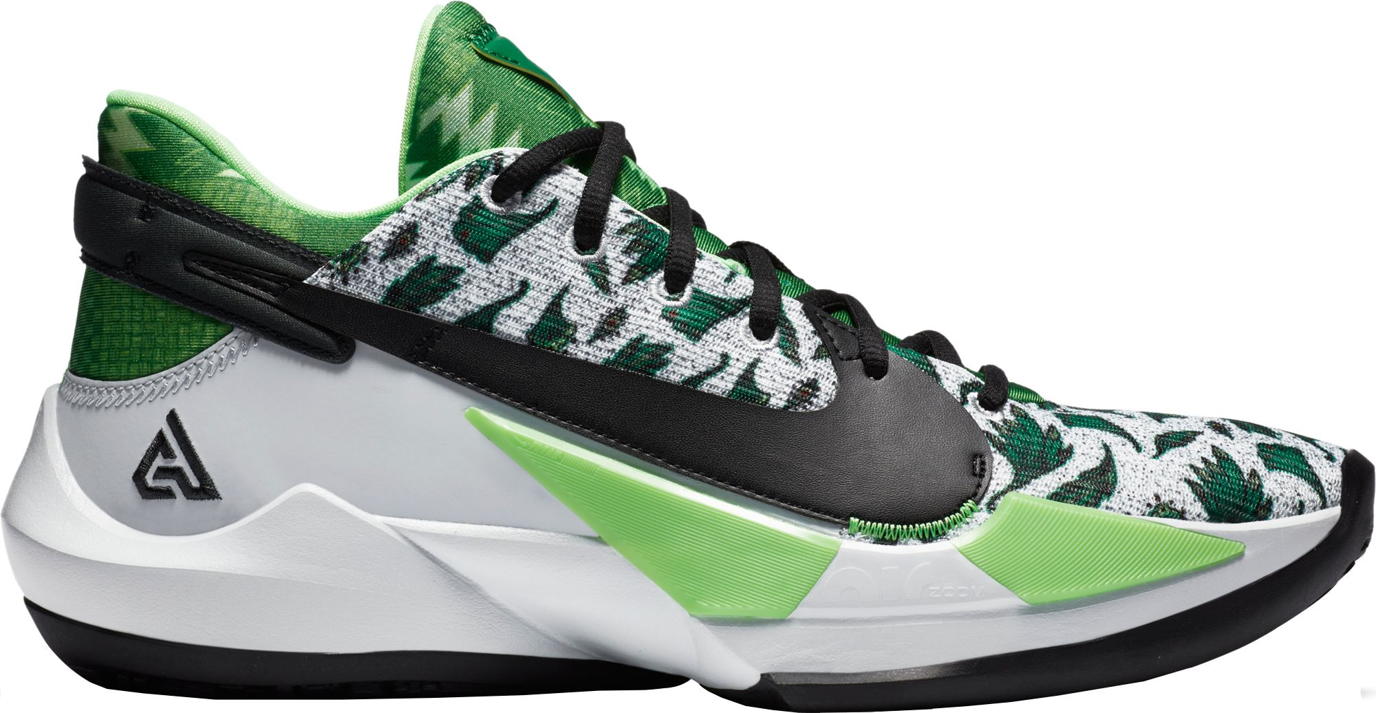 green nike basketball sneakers